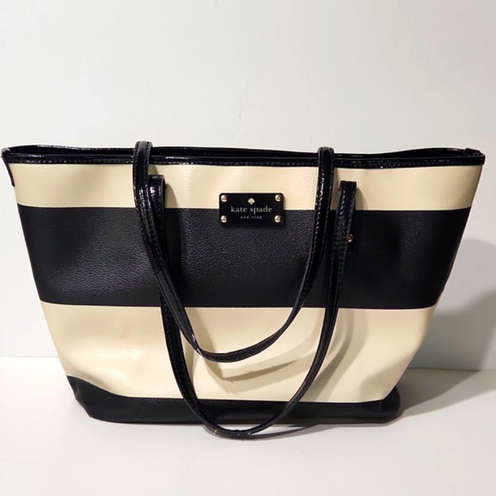 Kate Spade Boutique Harmony Large Striped Tote - Picture 8 of 14